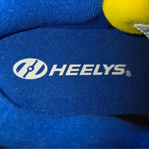 Heelys Split Spongebob Squarepants Blue & Yellow Roller Heeled Sneakers Size Y5 - Picture 8 of 12